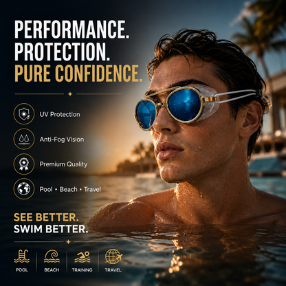 ShadeEase™ Premium Anti-Fog Swim Goggles